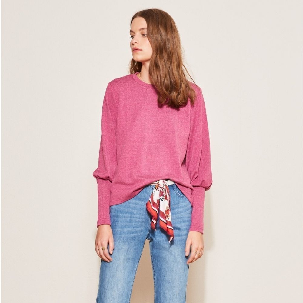 The 5th Label Whistle Magenta Sweater Sz M